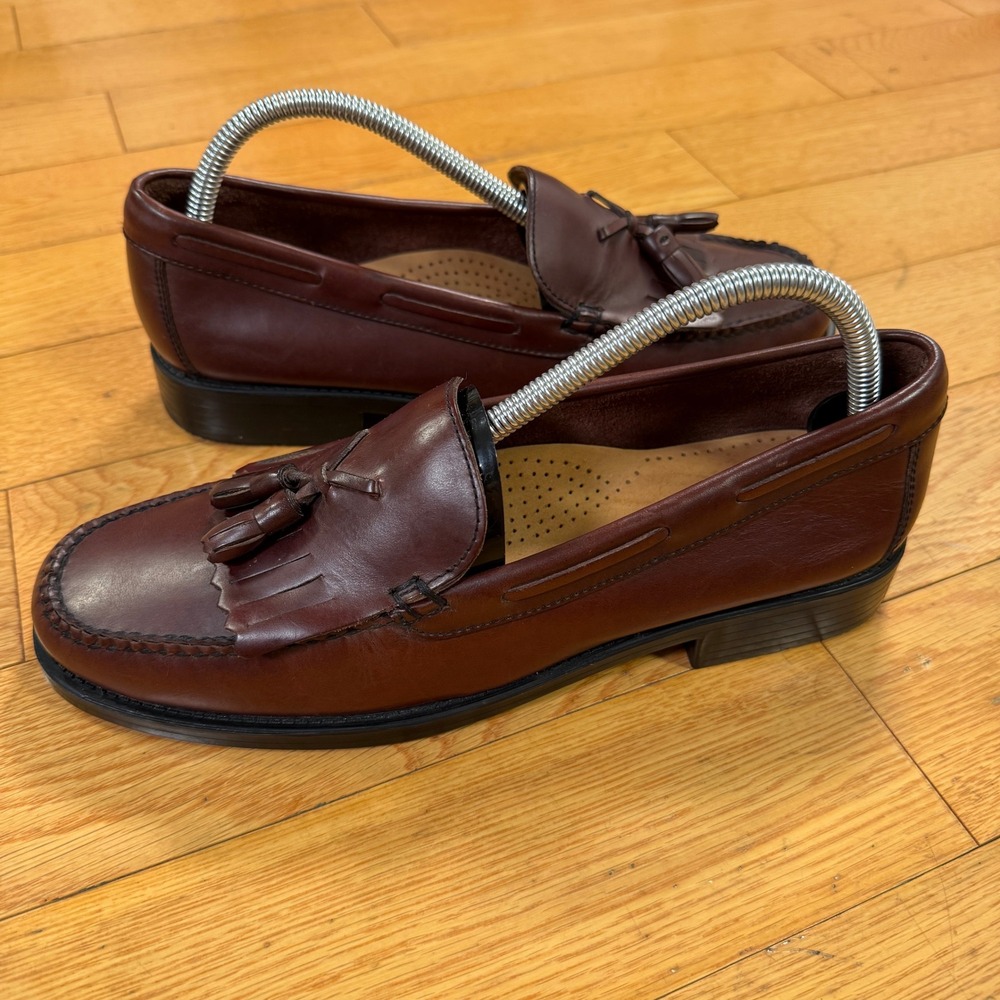 GH Bass Weejuns Marietta II Mens 10 Burgundy Leather Tassel Loafers MSRP‎ $179